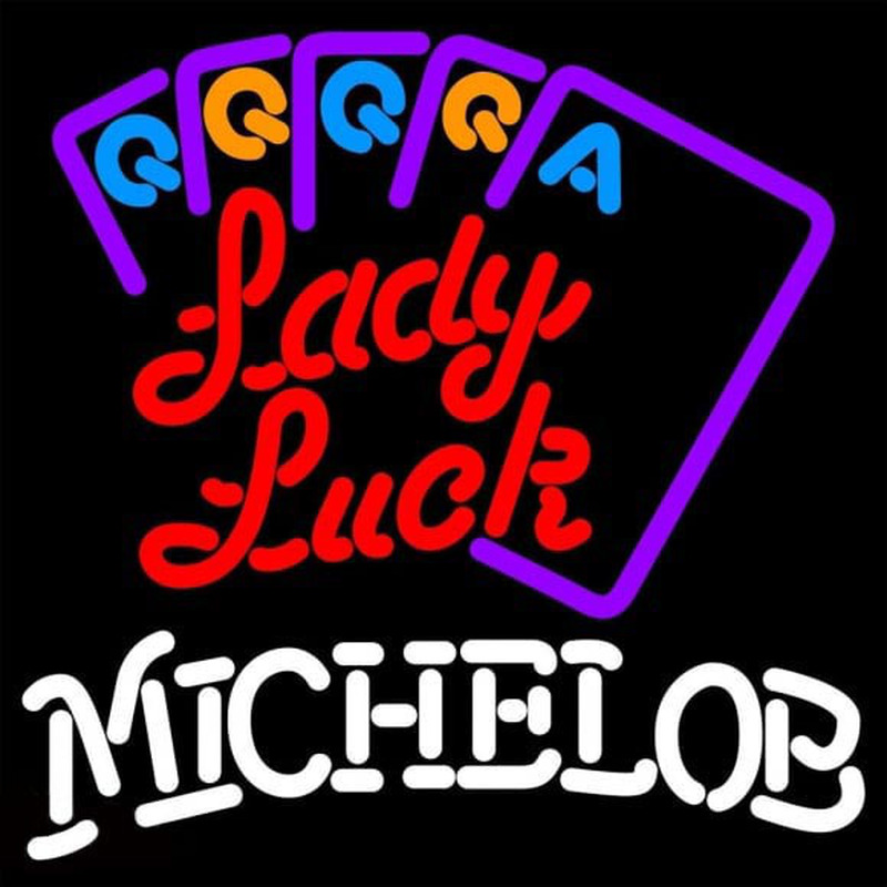 Michelob Lady Luck Series Beer Sign Neonkyltti