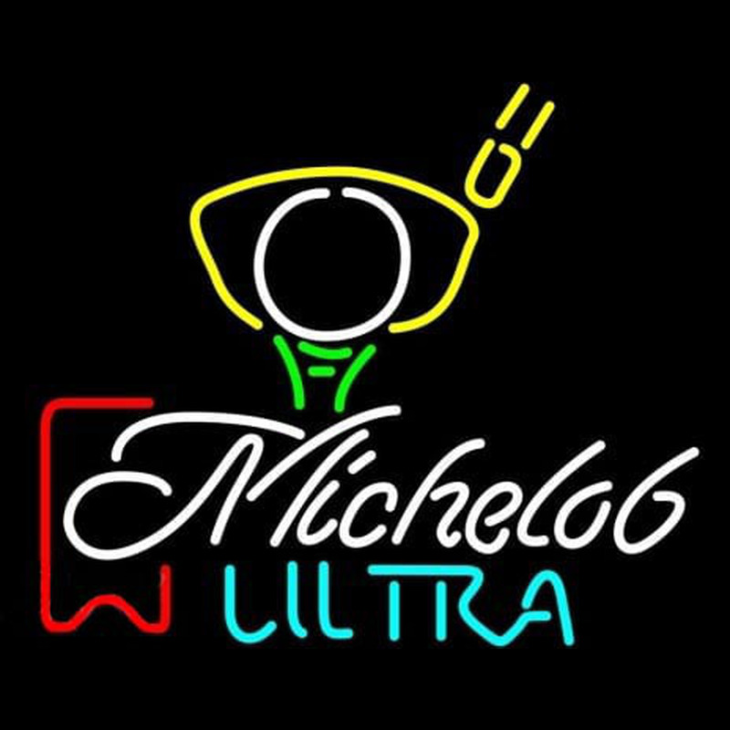Michelob Ultra Red Ribbon PGA Golf Neonkyltti