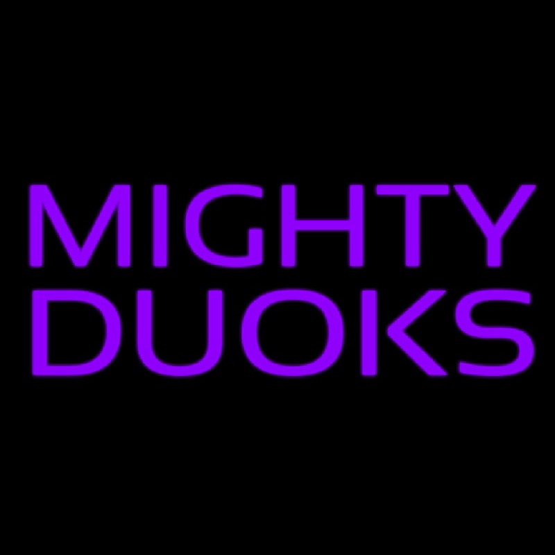 Mighty Duoks Neonkyltti