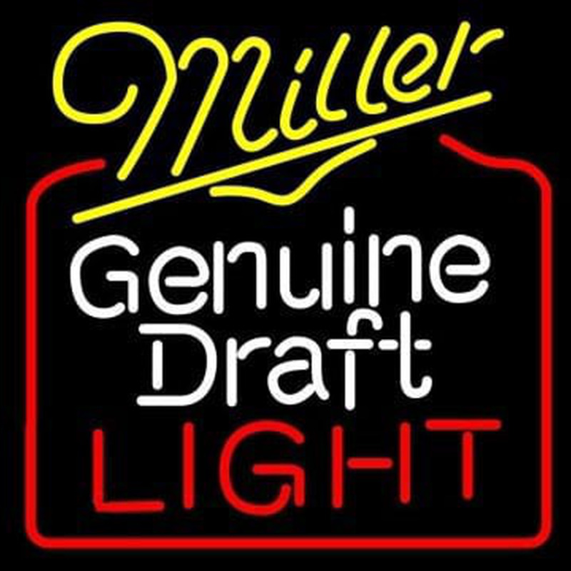 Miller Genuine Draft Golden Gate Bridge Wide Neonkyltti