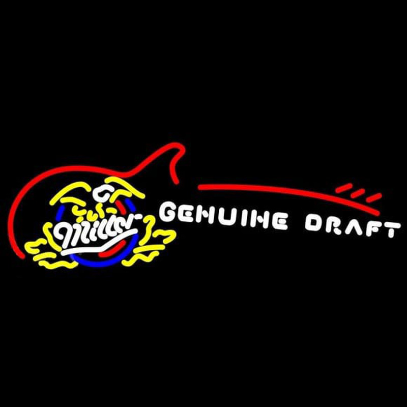 Miller Genuine Draft Sun with Cactus Beer Sign Neonkyltti