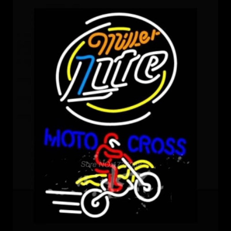 Miller Light Motocross Neonkyltti