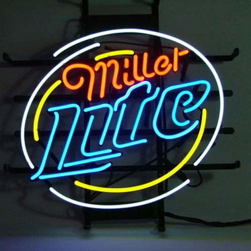 Miller Lite Olut Neon Baari Pubi Kyltti