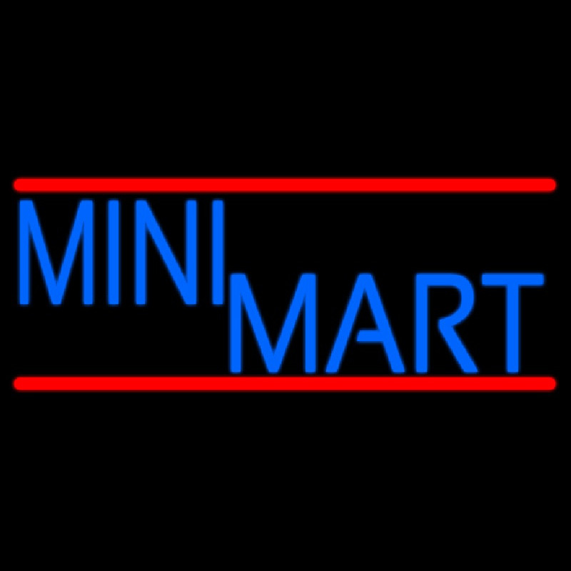 Mini Mart Neonkyltti