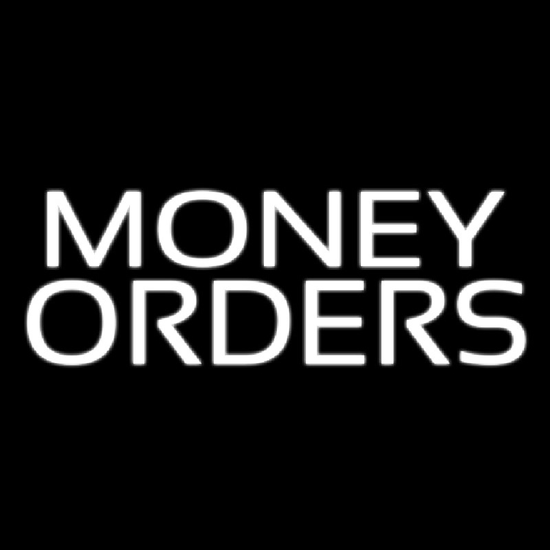 Money Orders Neonkyltti