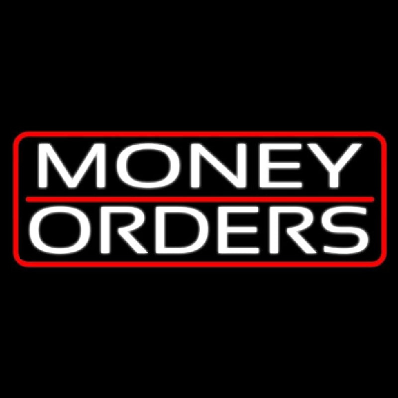 Money Orders With Red Border And Line Neonkyltti