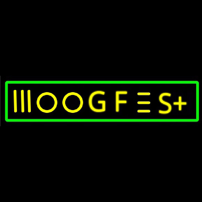 Moogfest 2014 Neonkyltti