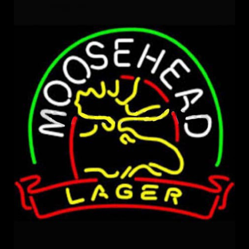 Moosehead Lager Beer Neonkyltti