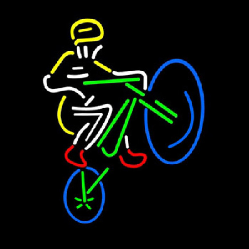 Mountain Biker Neonkyltti
