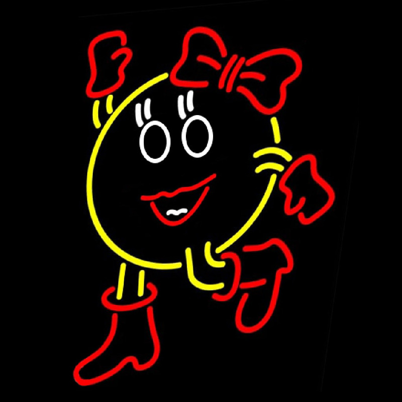 Ms Pac Man Neonkyltti