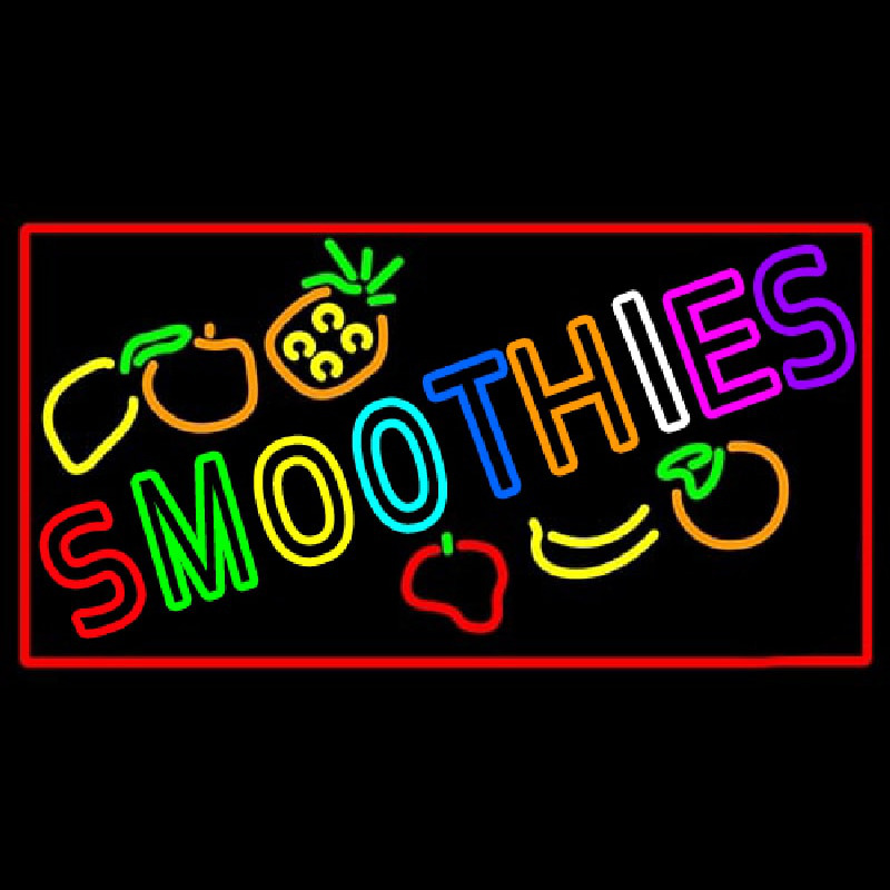 Multi Colored Double Stroke Smoothies Neonkyltti