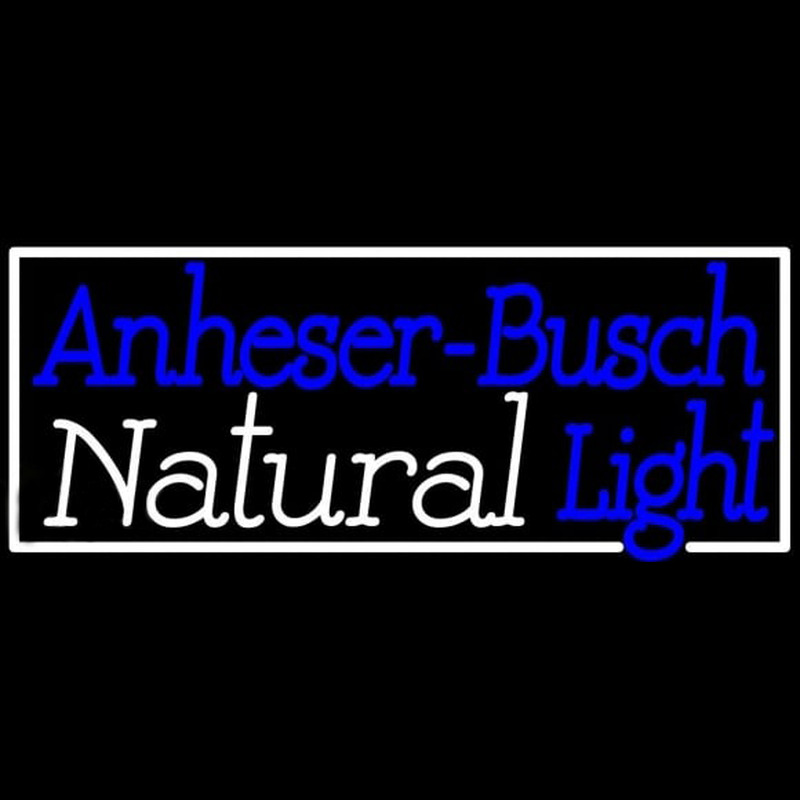 Natural Light Anheuser Busch Beer Sign Neonkyltti
