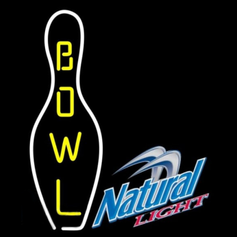 Natural Light Bowling Beer Sign Neonkyltti