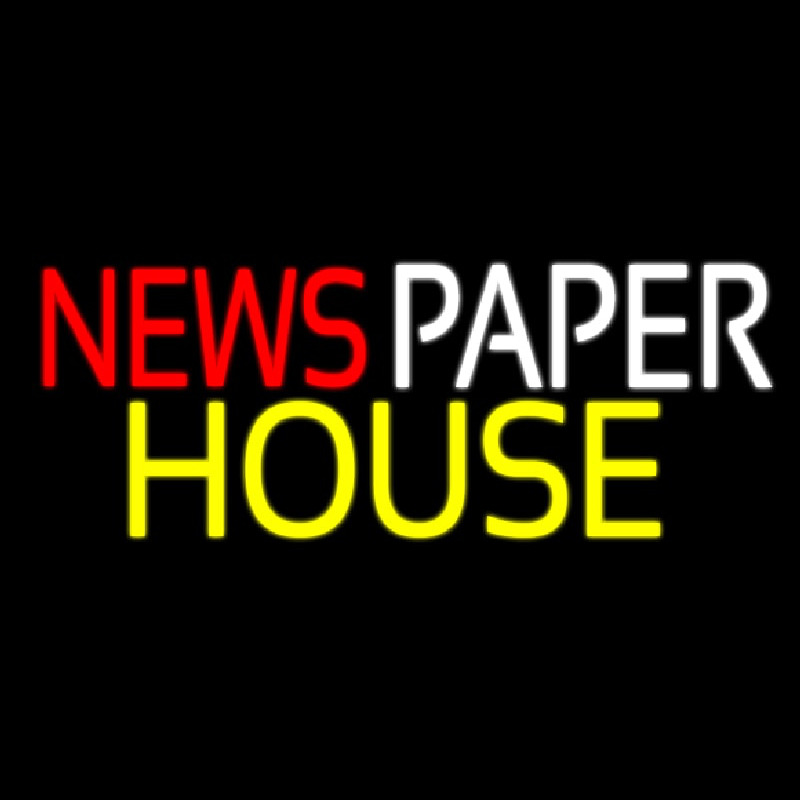 Newspaper House Neonkyltti