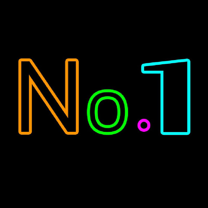 Number One Neonkyltti