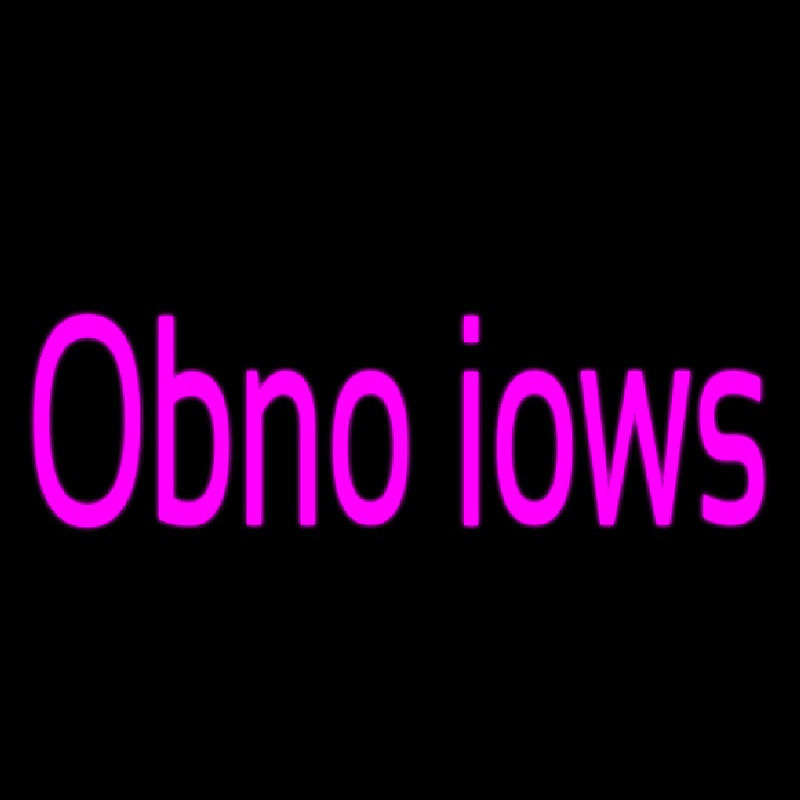 Obno iows Neonkyltti
