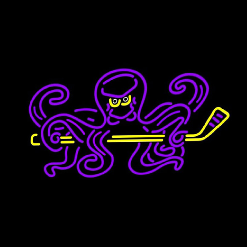 Octopus Hockey Neonkyltti