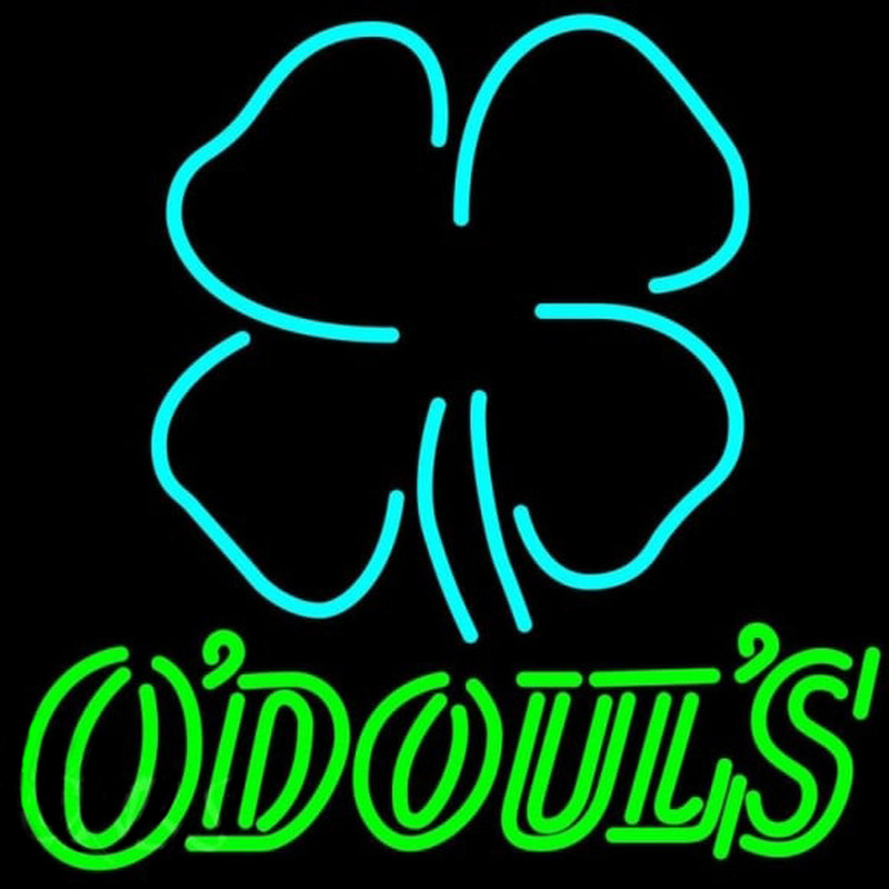 Odouls Clover Beer Sign Neonkyltti