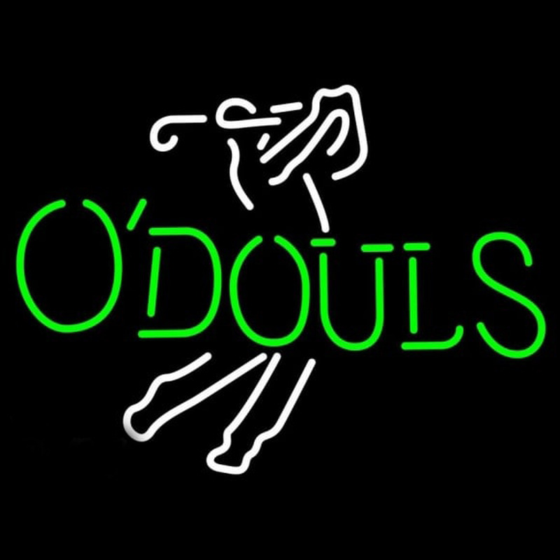 Odouls Golfer Beer Sign Neonkyltti