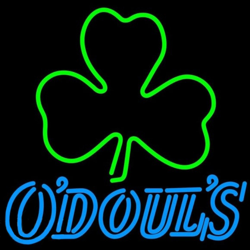 Odouls Green Clover Beer Sign Neonkyltti