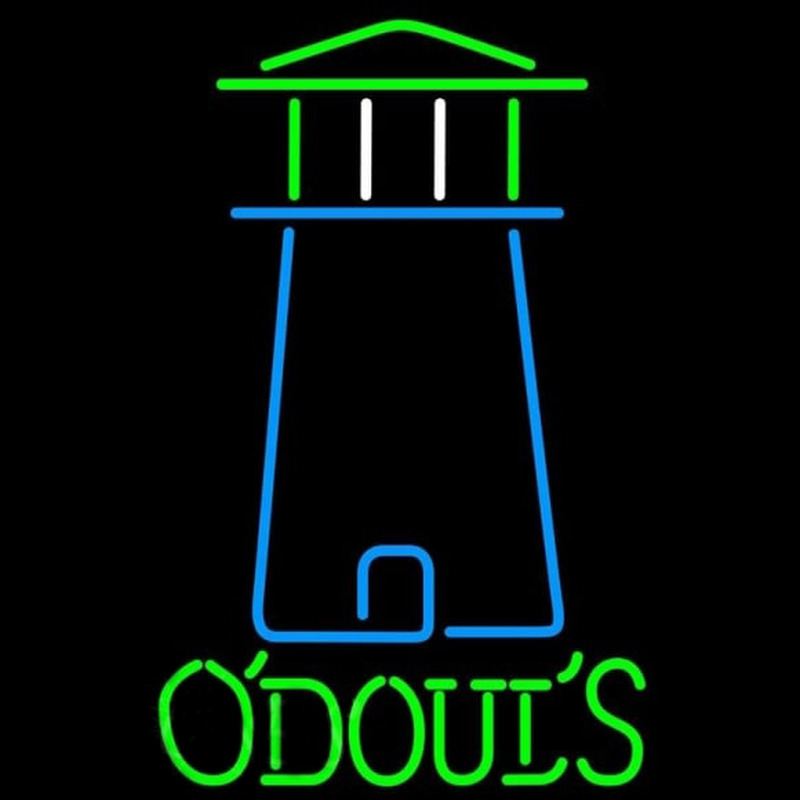 Odouls Lighthouse Art Beer Sign Neonkyltti