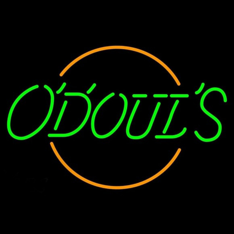 Odouls Round Beer Sign Neonkyltti