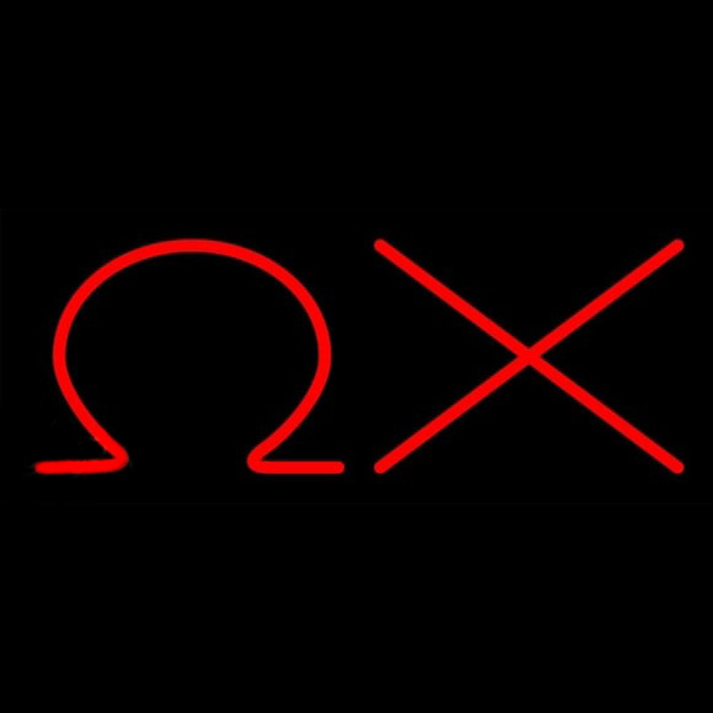 Omega Chi Neonkyltti