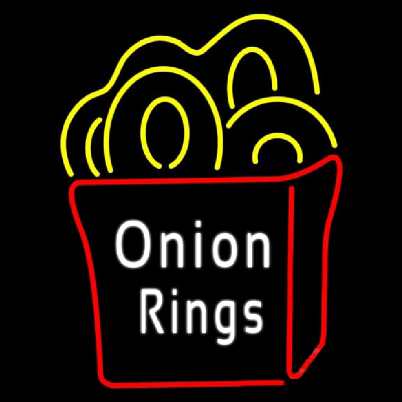 Onion Rings Neonkyltti