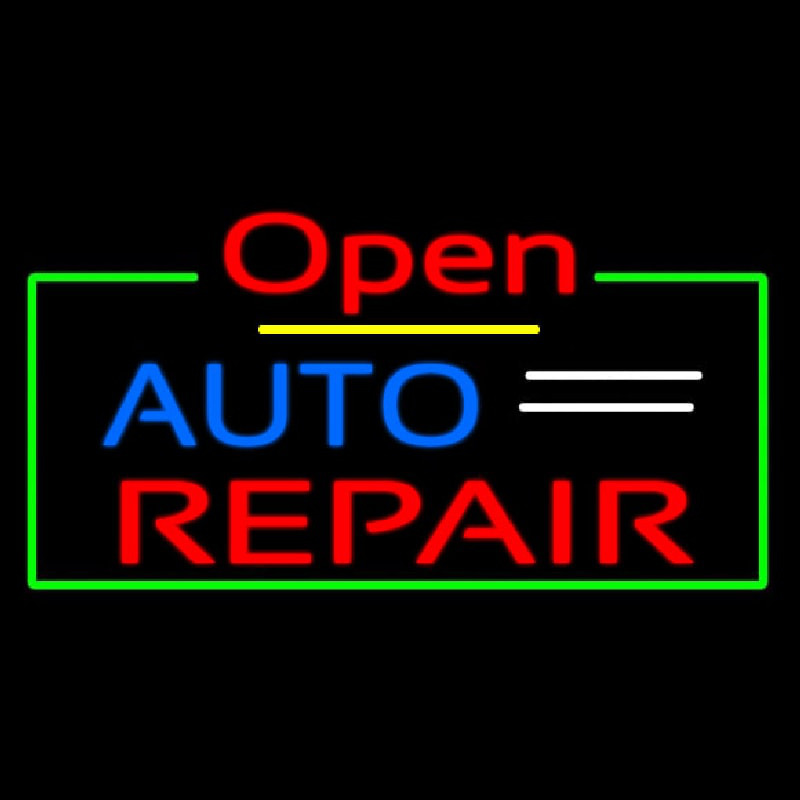 Open Auto Repair Neonkyltti