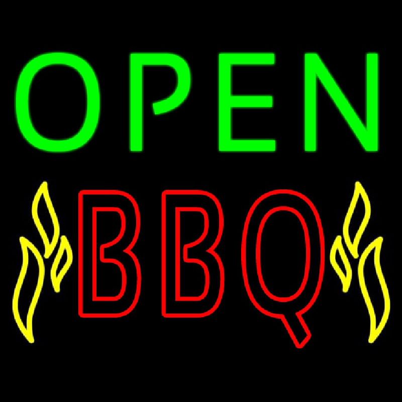 Open Bbq Red Neonkyltti