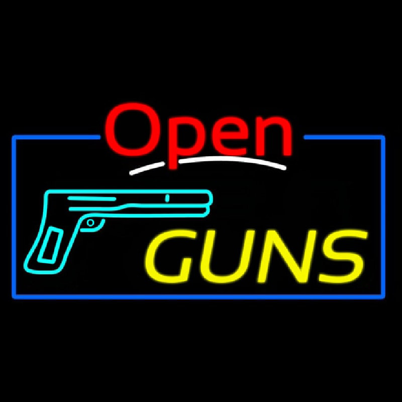 Open Guns Neonkyltti