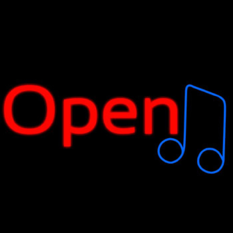 Open Music Neonkyltti