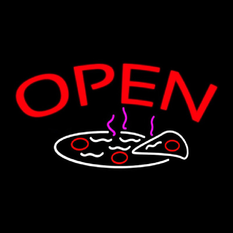 Open Pizza Neonkyltti