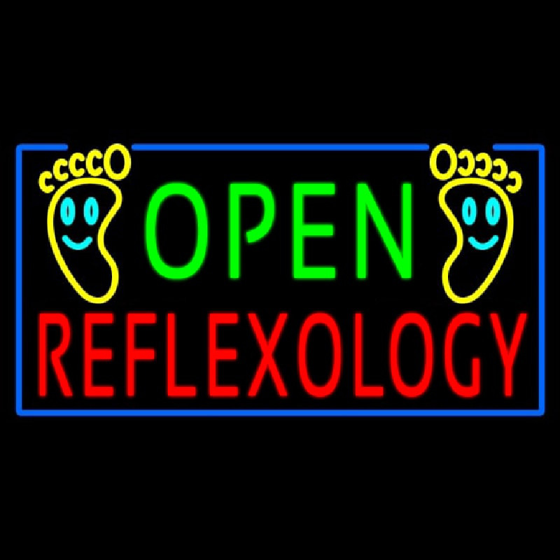 Open Refle ology Neonkyltti