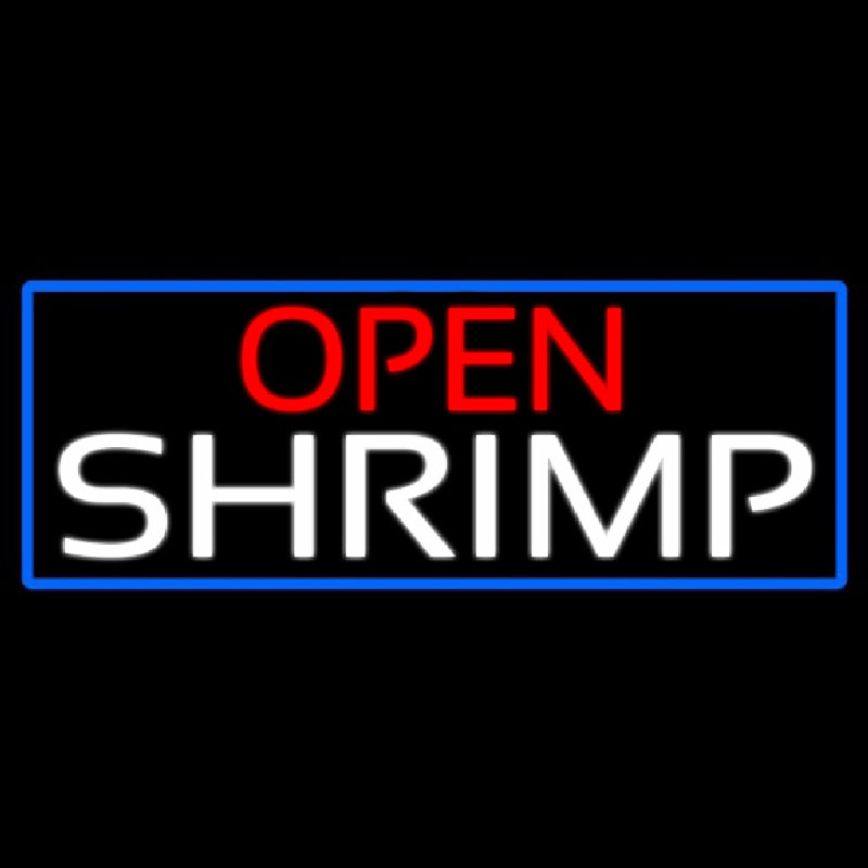 Open Shrimp With Blue Border Neonkyltti