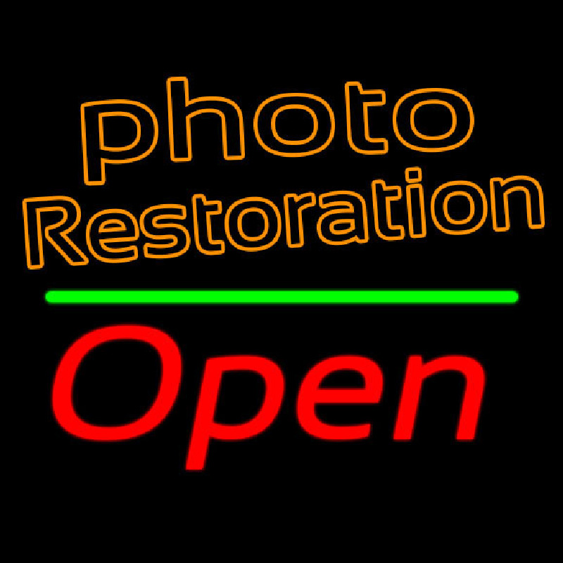 Orange Photo Restoration With Open 2 Neonkyltti