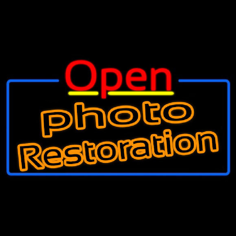 Orange Photo Restoration With Open 4 Neonkyltti