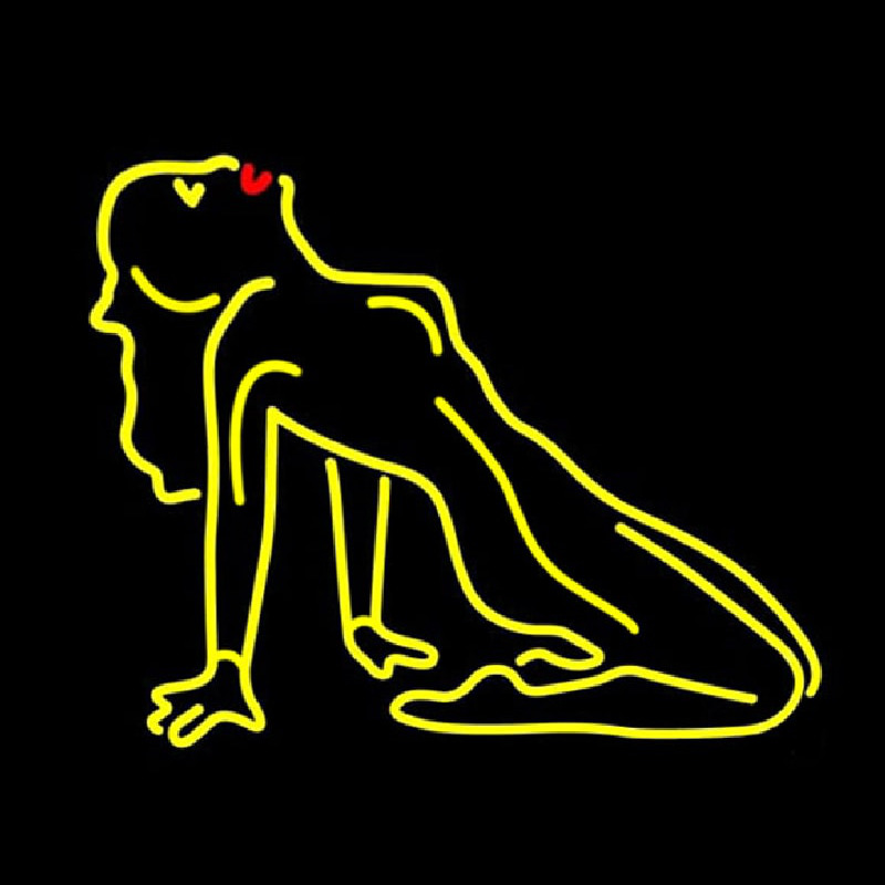 Orange Se y Girl Dance Neonkyltti