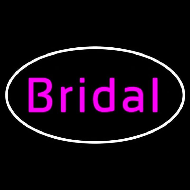 Oval Bridal Cursive Neonkyltti