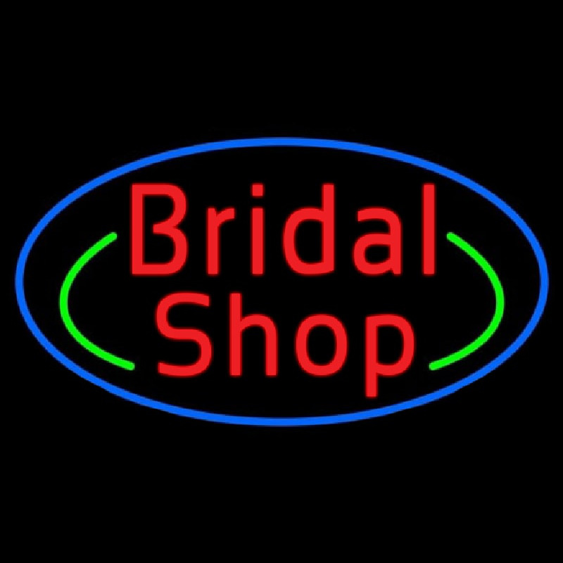 Oval Bridal Shop Neonkyltti
