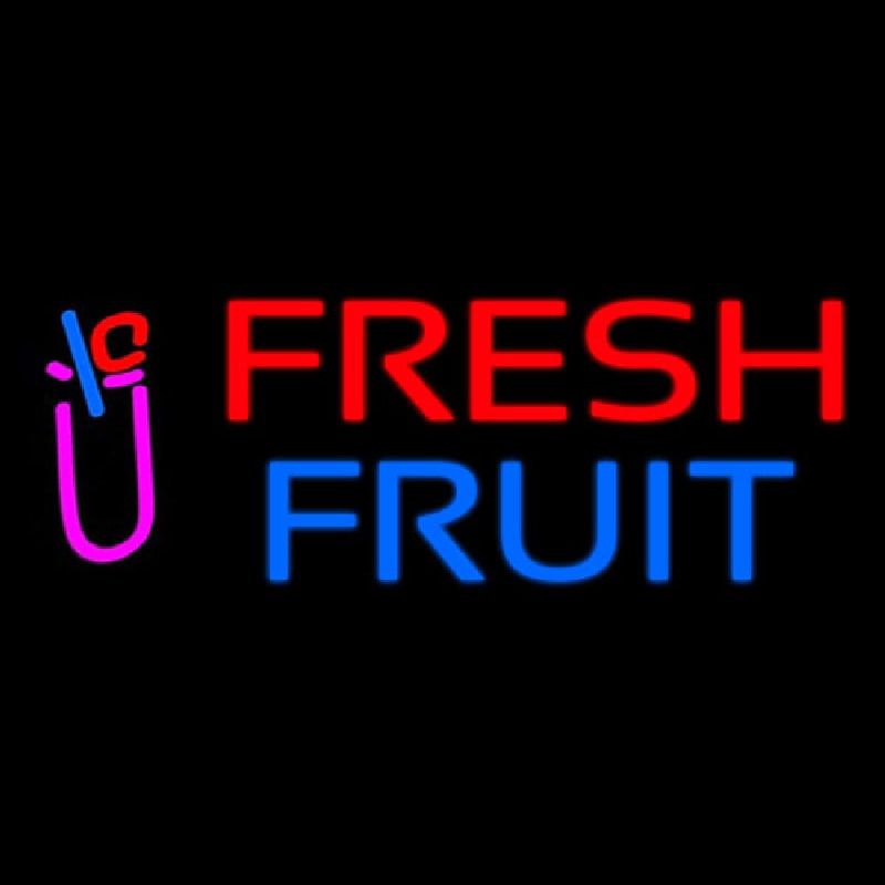 Oval Fresh Fruit Smoothies Neonkyltti