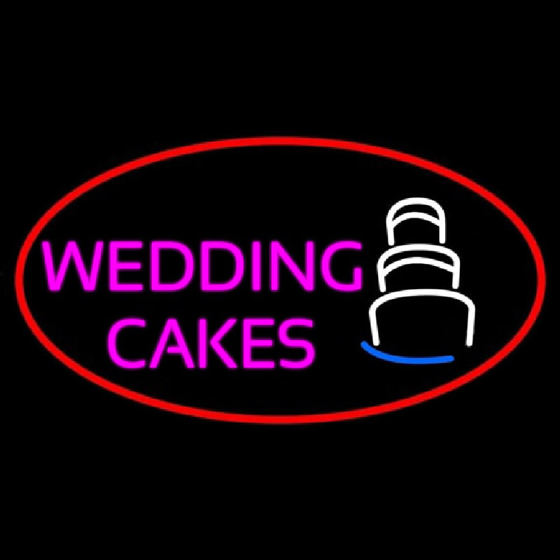 Oval Pink Wedding Cakes Neonkyltti