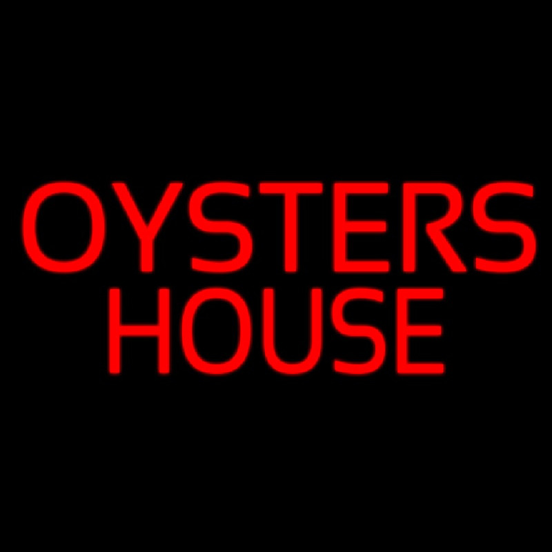 Oyster House Block Neonkyltti