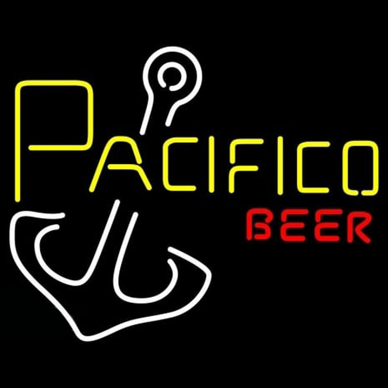 Pacifico Beer Anchor Neonkyltti