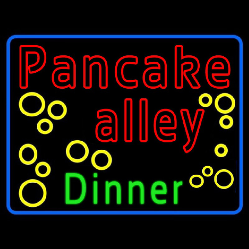 Pancake Alley Dinner Neonkyltti