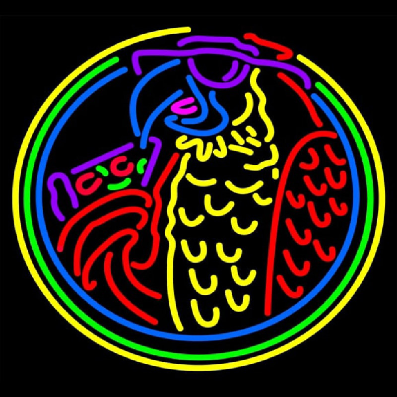 Parrot Martini Logo Neonkyltti