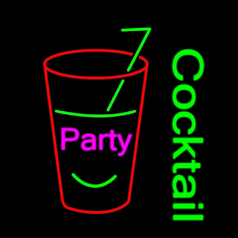 Party Cock Tail Neonkyltti