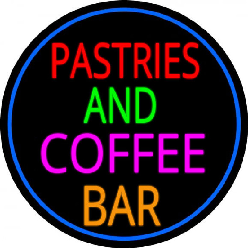 Pastries N Coffee Bar Neonkyltti