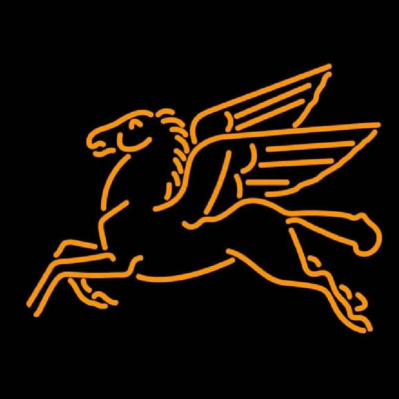 Pegasus Gasoline Logo Neonkyltti