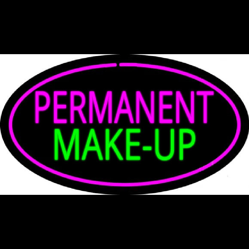 Permanent Make Up Oval Pink Neonkyltti